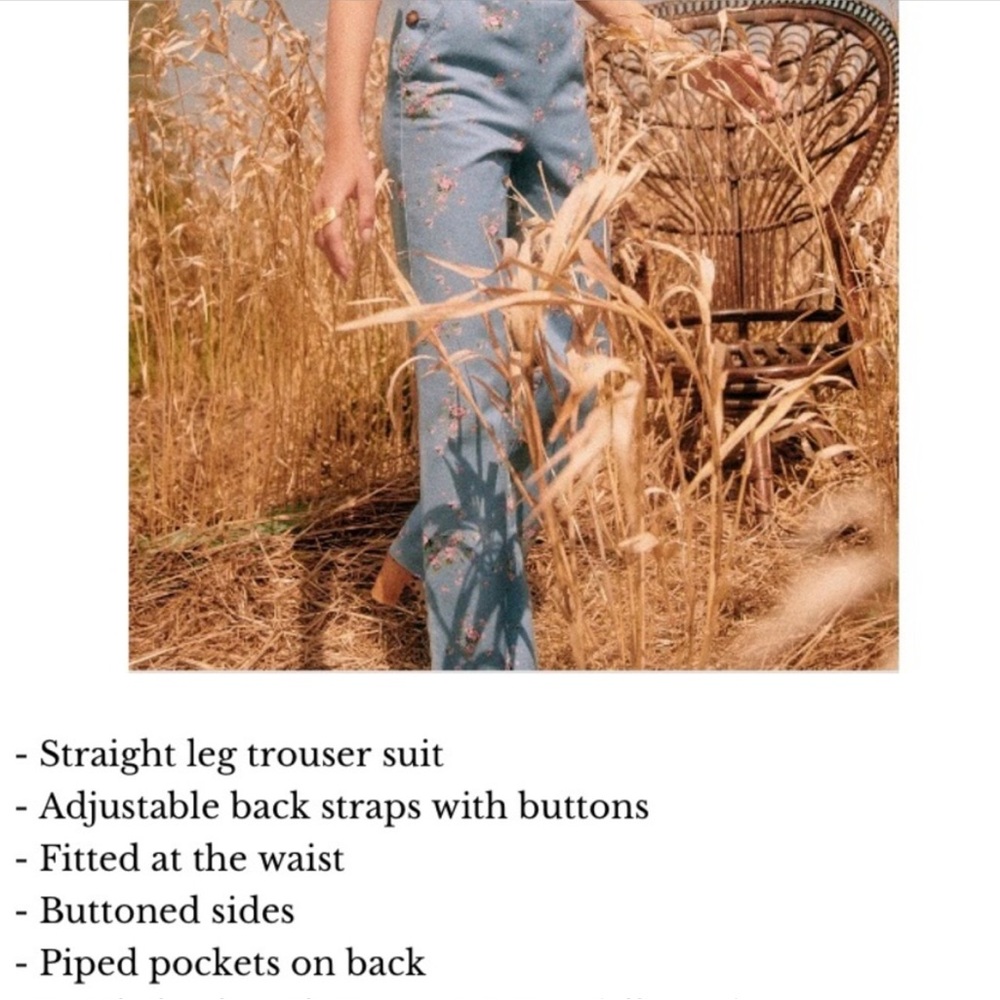 NWOT Sezane Lenna Jumpsuit - Solidarity Creation - Picture 5 of 5